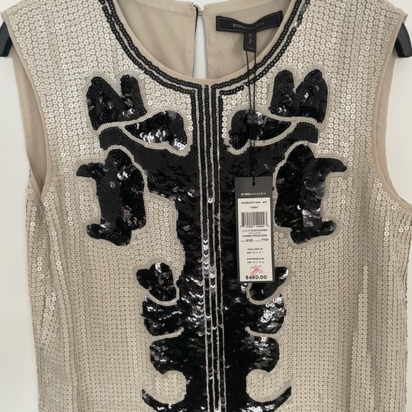 NWT - BCBG Maxazaria - Geri Sequin Dress - XXS - Picture 8 of 15